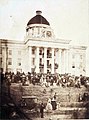 Image 13The inauguration of Jefferson Davis in Montgomery on February 18, 1861. (from History of Alabama)