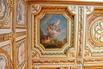 A ceiling painting by Francois Boucher (1751-1754)