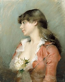 Profile of a young woman (1882)