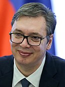 A photo of Aleksandar Vučić in June 2019