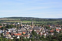 View of the town from the Burgberg
