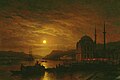 Moonlit evening in Constantinople