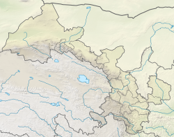 2023 Jishishan earthquake is located in Gansu