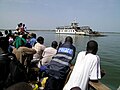 A ferry on Lake Volta