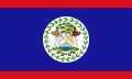 Current flag of Belize