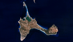 Satellite picture of Formentera
