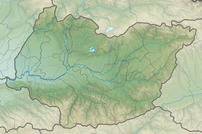 Map showing the location of Iazoni Cave Natural Monument