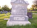 Grave marker of Hyrum M. Smith
