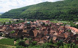 The town as seen from the castle