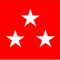 Flagge eines Generalleutnants