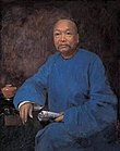Portrait of Kang Youwei (1904) Li Tiefu oil on canvas