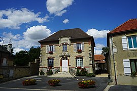 The town hall in Romain