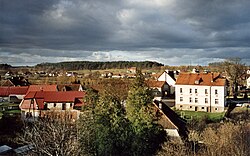 View towards the town