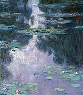 Claude Monet, Water Lilies (Nympheas) (1907), 92.1 × 81.2 cm.