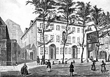 The Mortzenhaus, city residence of Johann Hinrich Gossler and his family and seat of Berenberg Bank from 1788. During the summer, the family lived on a property outside the city.