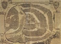An example of using Moscovia as the name of a city – the capital of White Russia (Russia Alba). Sigismund's plan of Moscow, 1610.