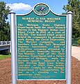The Michigan Historical Marker for the Murray D. Van Wagoner Memorial Bridge.
