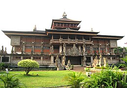 Indonesia Museum in TMII built in Balinese architecture