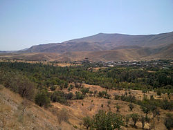 Landscape near the city of Nowbaran