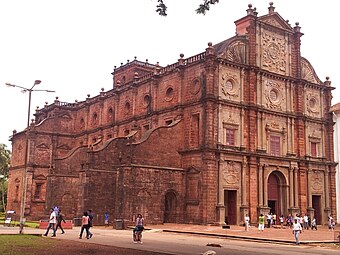 Basilica of Bom Jesus in Goa, India, 1594-1605