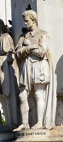Fernão Lopes de Castanheda in the Camões Monument