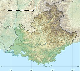 Lac de Saint-Cassien is located in Provence-Alpes-Côte d'Azur