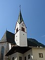 Rattenberg, churchtower (die Katholische Pfarrkirche Sankt Virgil)