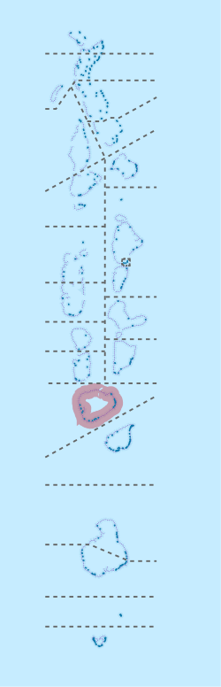 Location of Thaa in Maldives