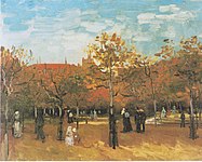 Strollers in the Bois de Boulogne (1886), by Vincent van Gogh