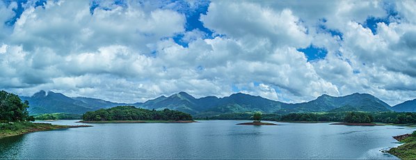 Panoramic view of Mangalam Dam