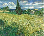 F719 Green Wheat Field with Cypress, National Gallery Prague