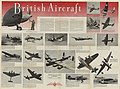 British Aircraft (American recognition poster of WW2)