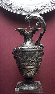 Ewer with its basin above, German, 1559