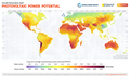 Globales Sonnenenergiepotenzial