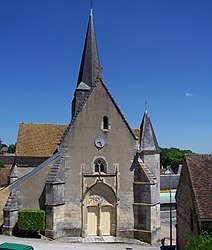 The church in Alligny-Cosne