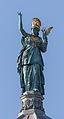Statue der Athene auf dem Kunsthistorischen Museum Wien