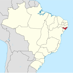 Location of Province of Alagoas
