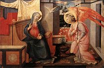 Filippo Lippi, Annunciation (c. 1445–1450) 117 × 173 cm