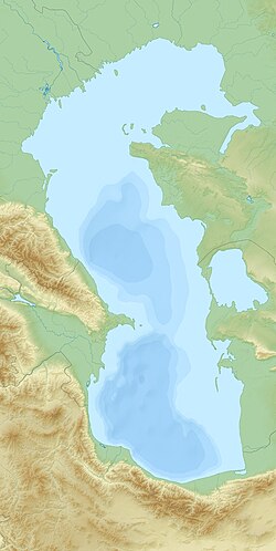 Derbent is located in Caspian Sea