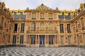 The entrance of the Palace of Versailles (Versailles, France), the most iconic Baroque building