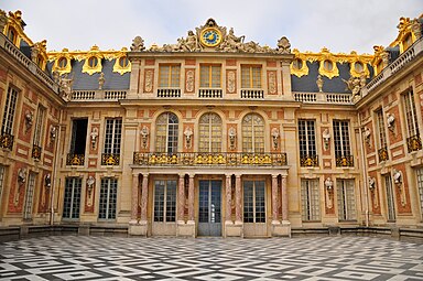 Marble Court of the Palace of Versailles, 1680[63]