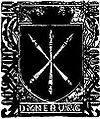 Coat of arms of Daugavpils (then "Dyneburg") in 1582