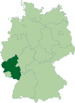 Rhineland-Palatinate within Germany