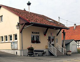 The town hall in Eberbach-Seltz
