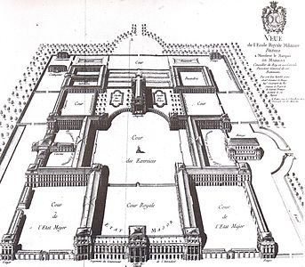 Gabriel's plan for the École Militaire
