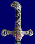 Handle of the ceremonial sword of Stanislaus II August Poniatowski, 18th century