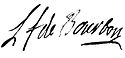 Louis François I's signature