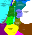 Kingdom of Israel (Samaria) (930-720 BC) and Kingdom of Judah (930-587 BC) in 830 BC.