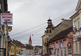 Nicolae Bălcescu Street in Lipova