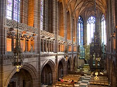 The Lady Chapel of Liverpool Cathedral.